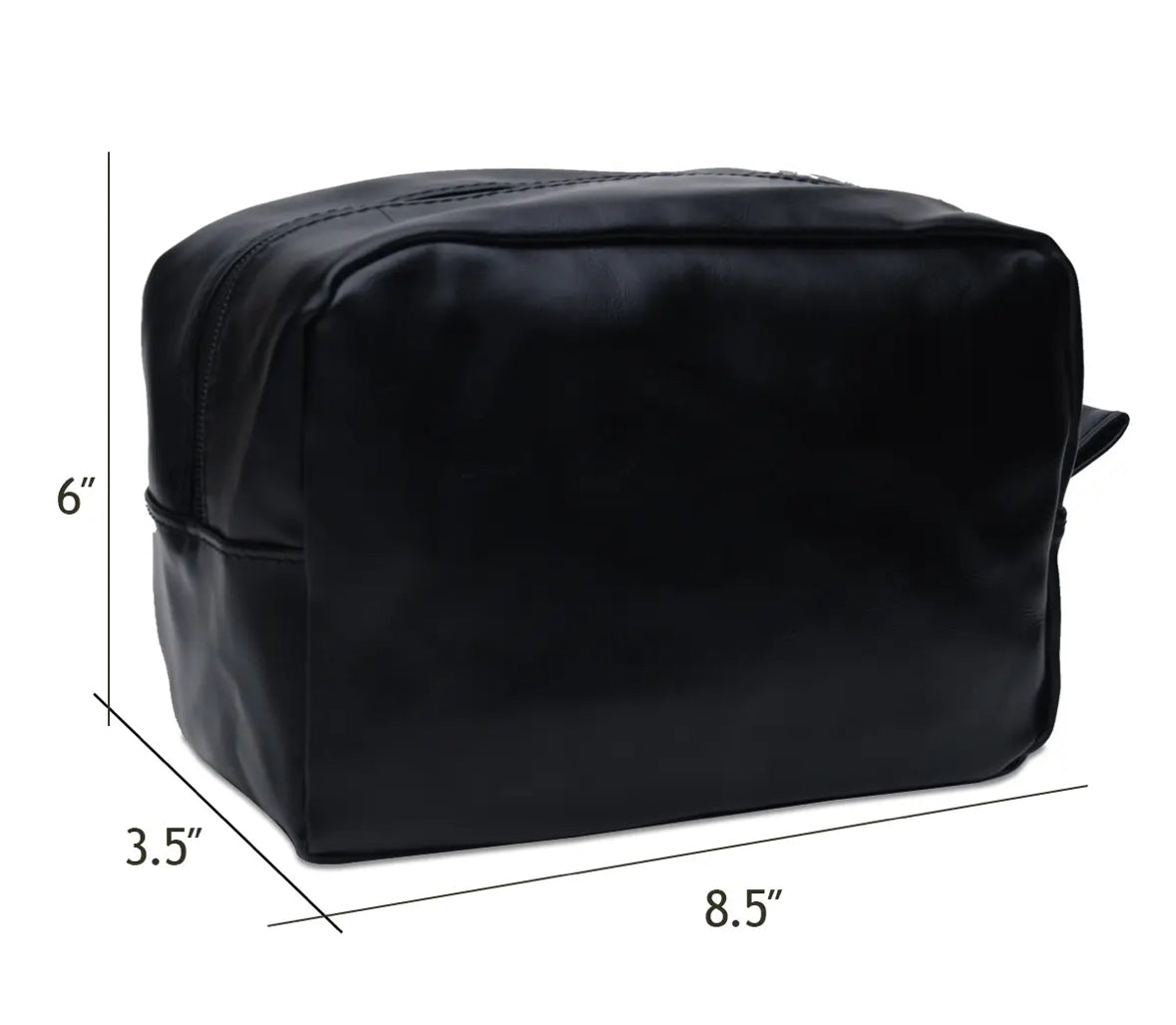 RTS • Wholesale PU Leather Cosmetic Bag