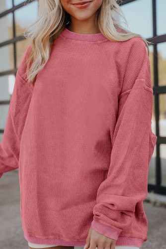 *Preorder* Wholesale Women's Oversized Corduroy Sweatshirt