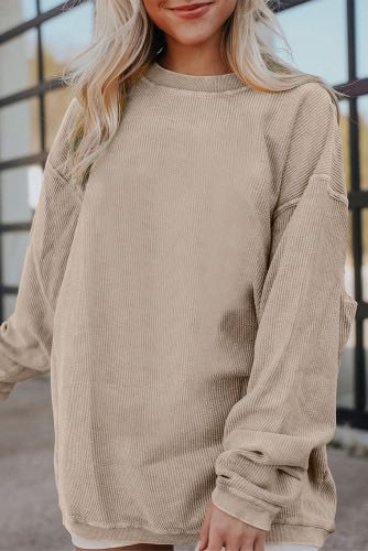 *Preorder* Wholesale Women's Oversized Corduroy Sweatshirt