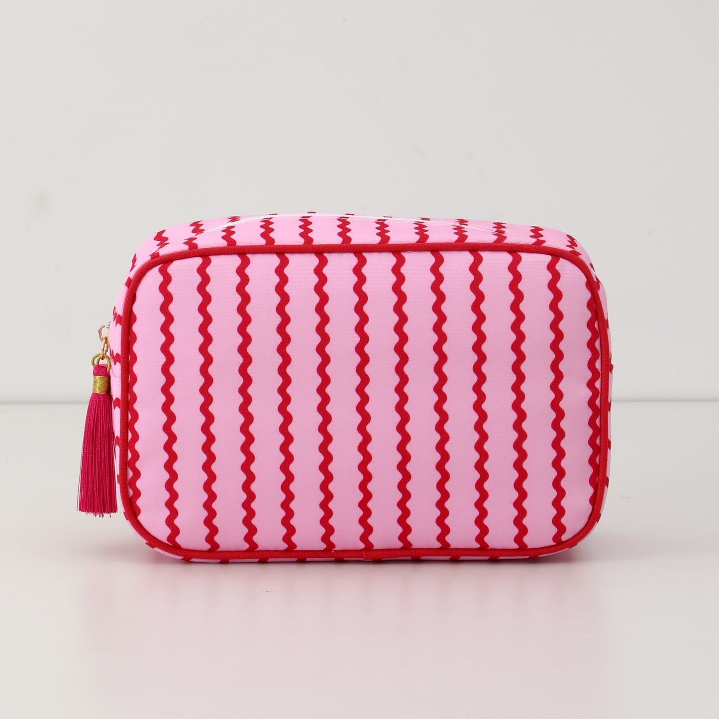 RTS • Wholesale Stripe cosmetic bag