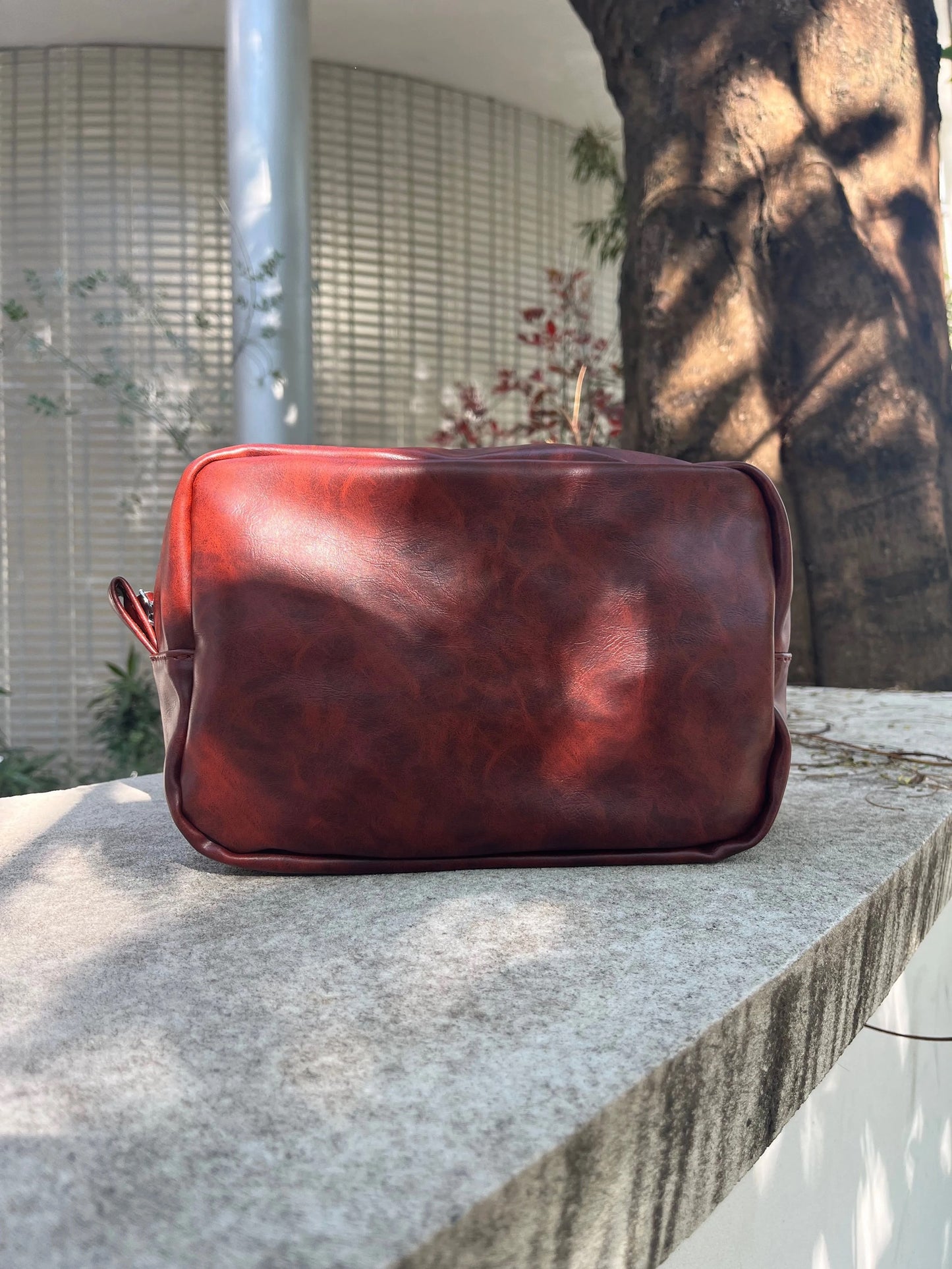 RTS • Wholesale PU Leather Cosmetic Bag