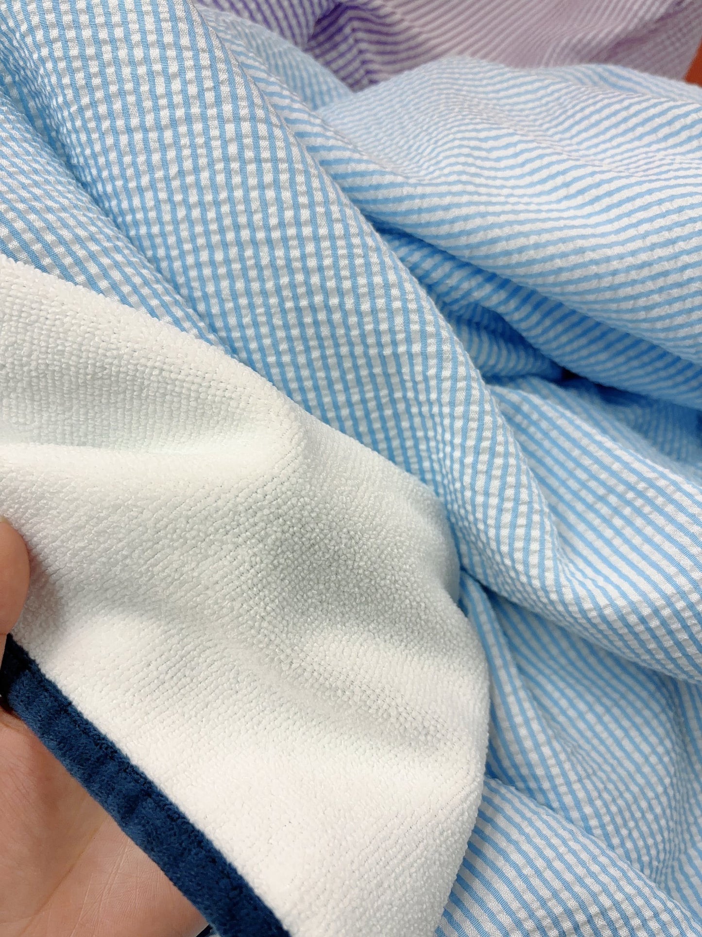 RTS • Wholesale Seersucker Gingham Beach Towel