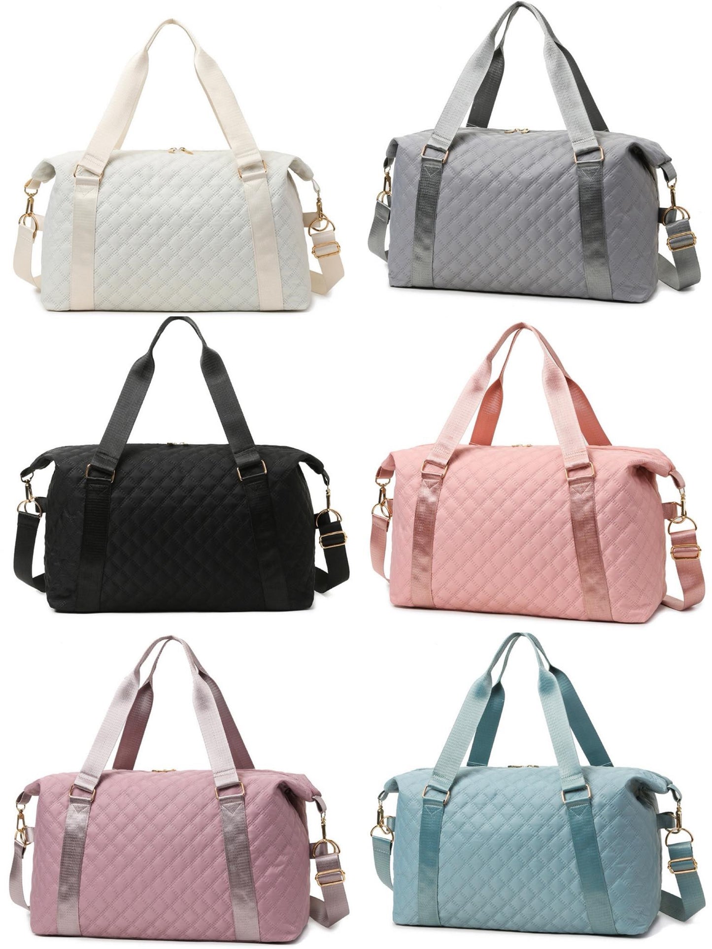 *Preorder* Wholesale Quilted Weekender Bag