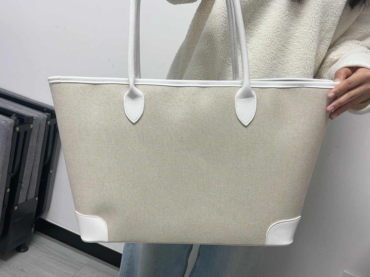 RTS • Wholesale Linen Tote Bag