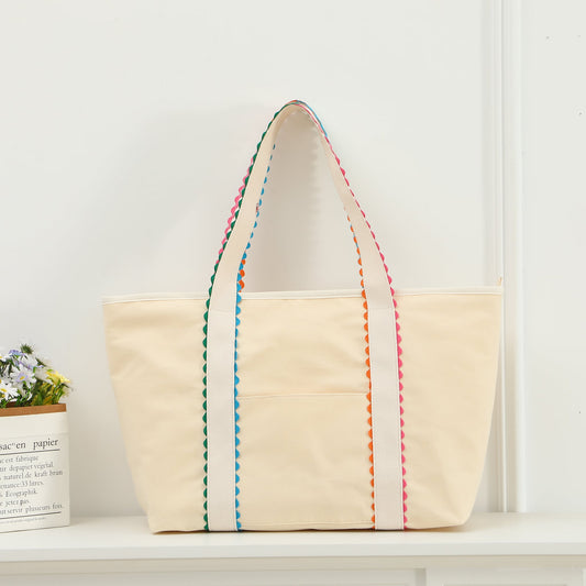 RTS • Wholesale Rainbow Canvas Tote