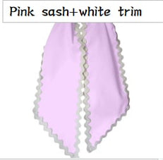 *PREORDER* Wholesale Ric Rac Trimmed Sash