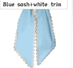 *PREORDER* Wholesale Ric Rac Trimmed Sash
