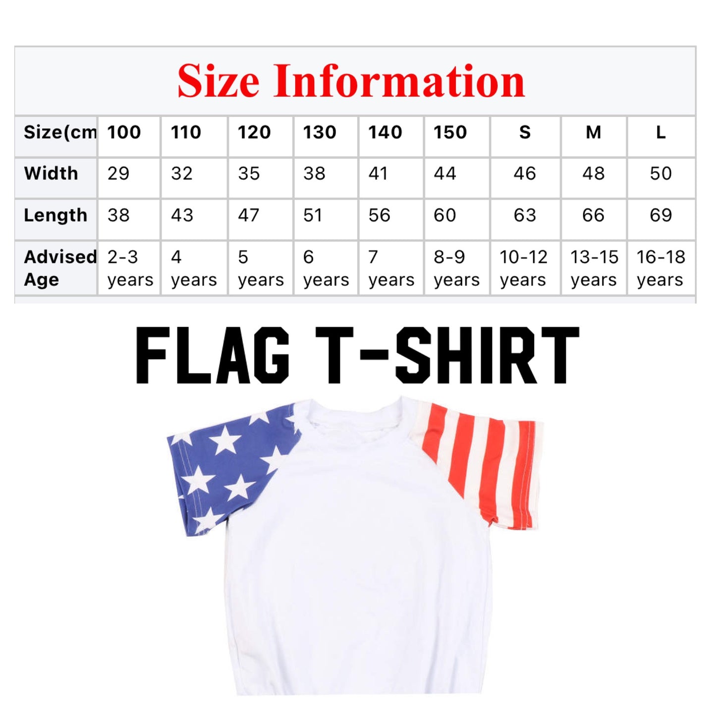 RTS • Wholesale Flag T-Shirt