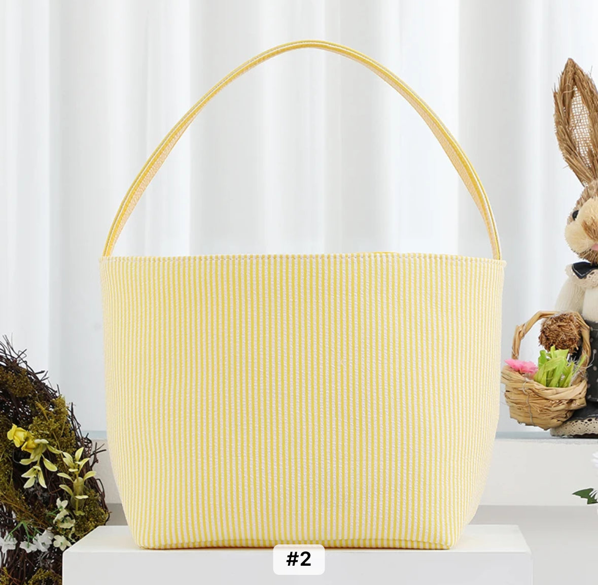 *Preorder* Wholesale Seersucker Baskets