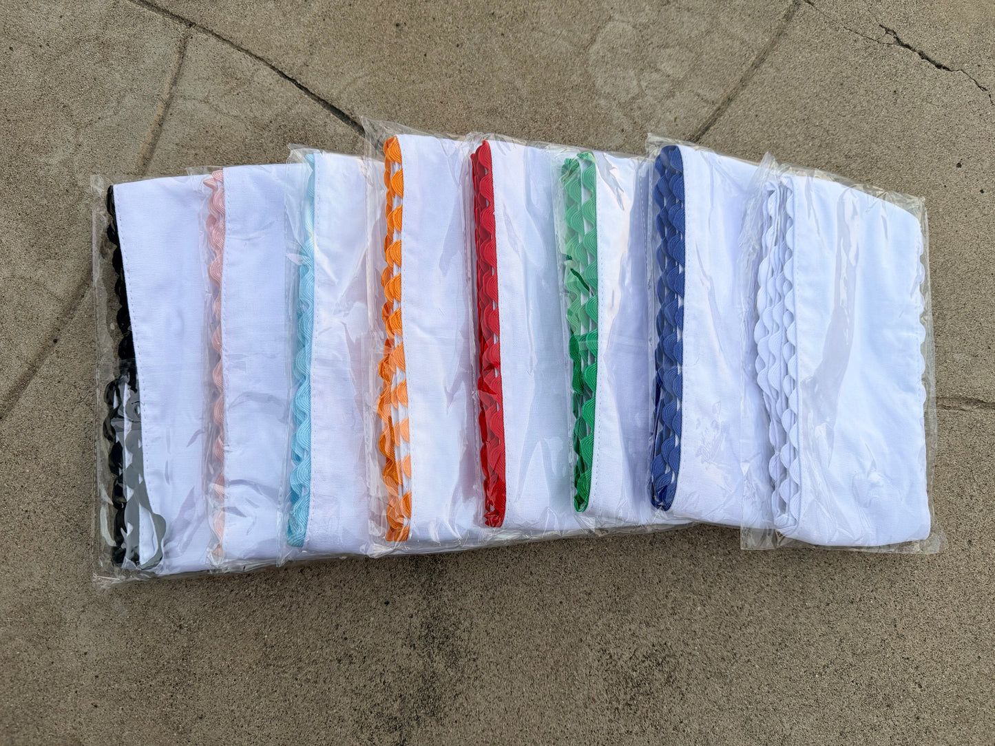 RTS • Wholesale Ric Rac Trimmed Sash