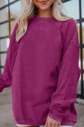 *Preorder* Wholesale Women's Oversized Corduroy Sweatshirt