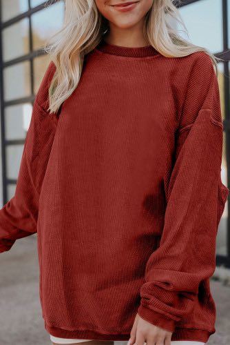 *Preorder* Wholesale Women's Oversized Corduroy Sweatshirt