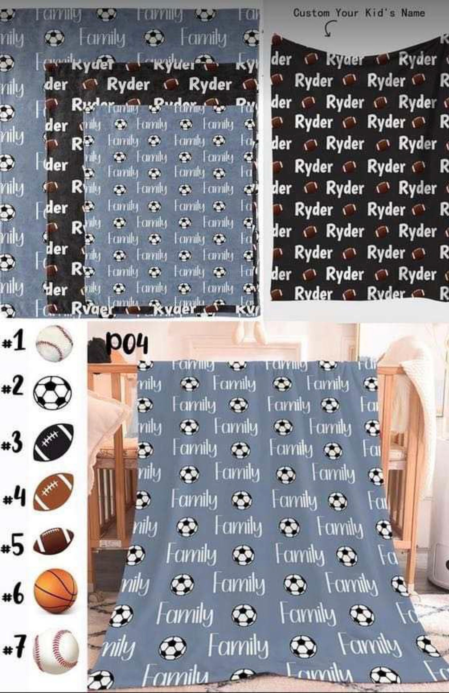 Wholesale Name Blanket Pre-Order