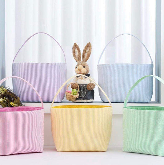 Wholesale Seersucker Easter Basket